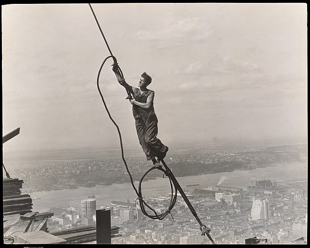 Icarus, Empire State Building - Lewis Hine